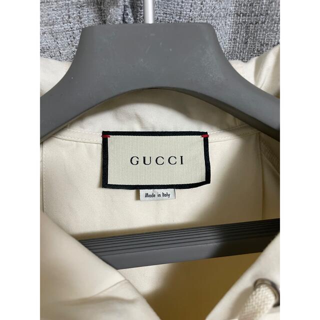 Gucci(グッチ)のGUCCI ラベル コットン ジャケット レディースのジャケット/アウター(その他)の商品写真
