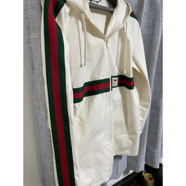 Gucci(グッチ)のGUCCI ラベル コットン ジャケット レディースのジャケット/アウター(その他)の商品写真