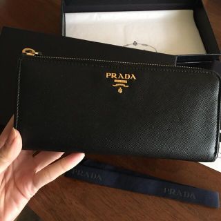 プラダ(PRADA)のPRADA プラダ　長財布　サフィアーノ　紙袋付(財布)