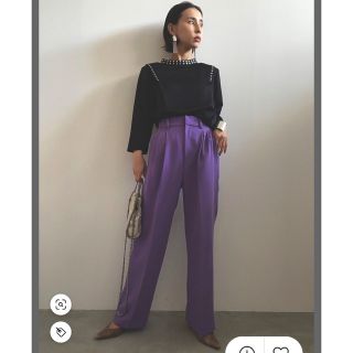 新作定番】 Ameri VINTAGE - アメリヴィンテージ エッグパンツパープル ...