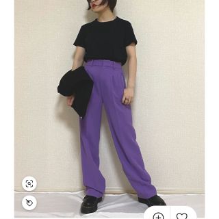 Ameri VINTAGE - 【AMERI】2タック ストレートパンツの通販 by