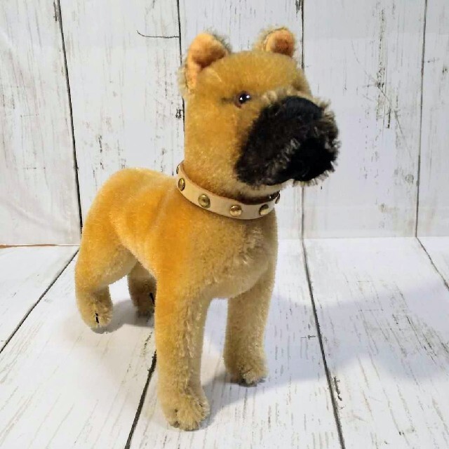 シュタイフ ボクサー犬 シュタイフ 犬のボクサー ヴィンテージ Steiff ドイツの通販 by