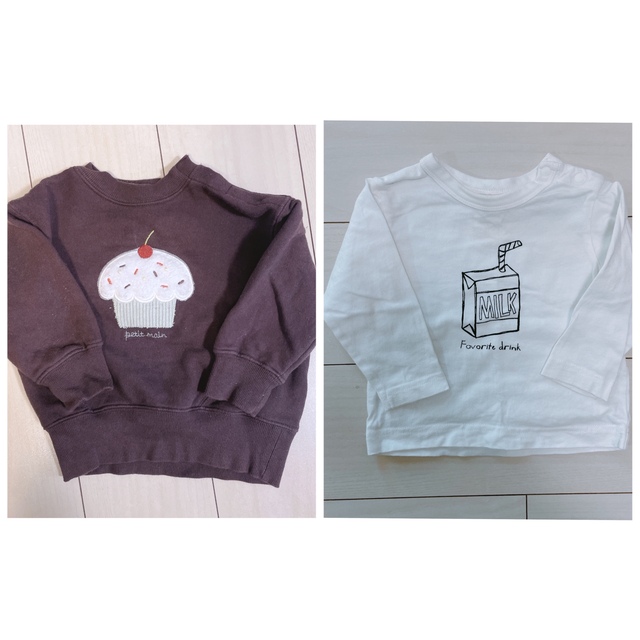 NEEDLEWORKS STANDARD Tシャツ　80cm キッズ/ベビー/マタニティのベビー服(~85cm)(Ｔシャツ)の商品写真