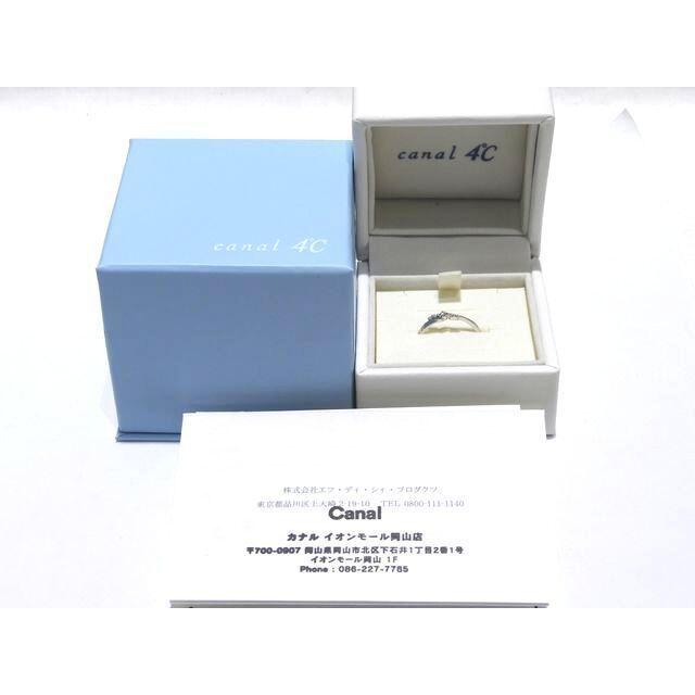 リング 4℃ - canal 4℃ リング ☆ #9 K10WG ホワイトゴールドの通販 by