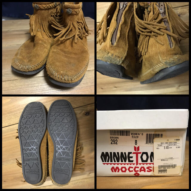 Minnetonka(ミネトンカ)の【Minnetonka】フリンジブーツ レディースの靴/シューズ(ブーツ)の商品写真