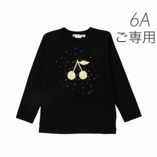 ボンポワン(Bonpoint)の⭐︎ご専用⭐︎ 新品未使用 Bonpoint スパンコールTシャツ 6A ノエル(Tシャツ/カットソー)