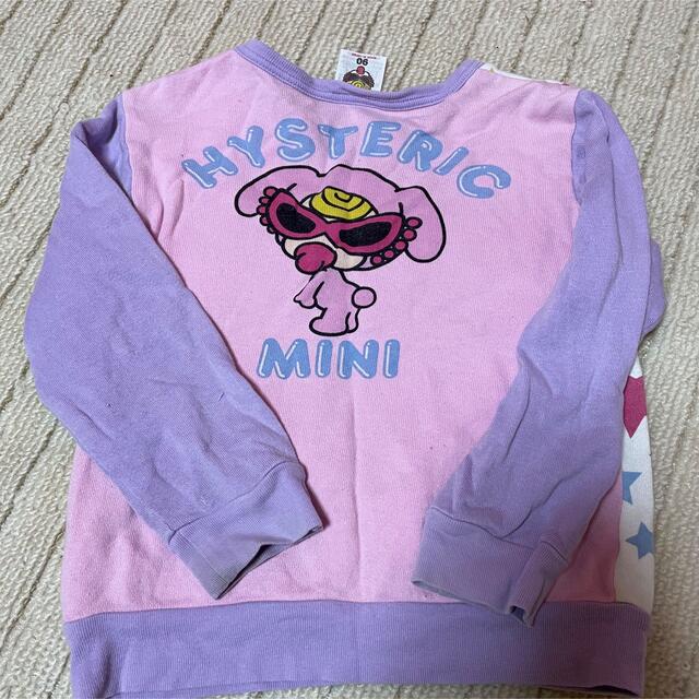 HYSTERIC MINI(ヒステリックミニ)のヒステリックミニトレーナーセット キッズ/ベビー/マタニティのキッズ服女の子用(90cm~)(ブラウス)の商品写真