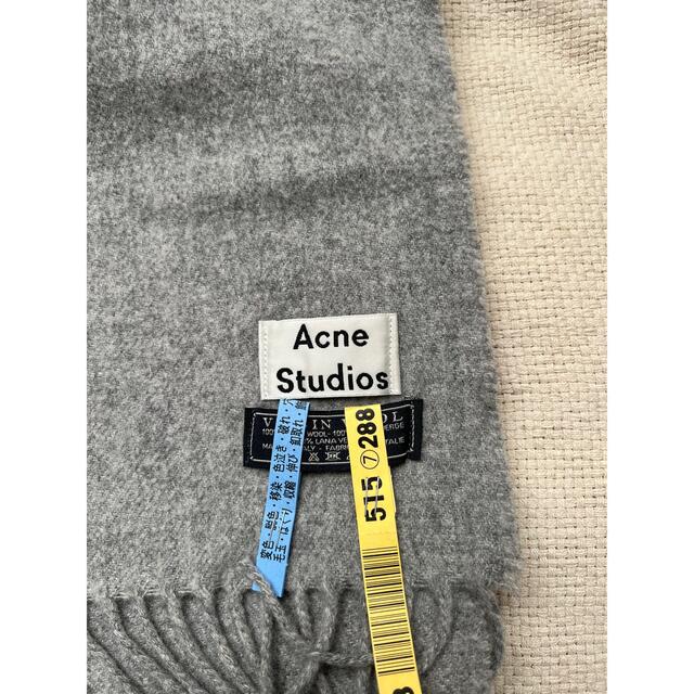 ACNE(アクネ)のAcne Studios 大判ストール メランジグレー　アクネ ストゥディオズ レディースのファッション小物(マフラー/ショール)の商品写真