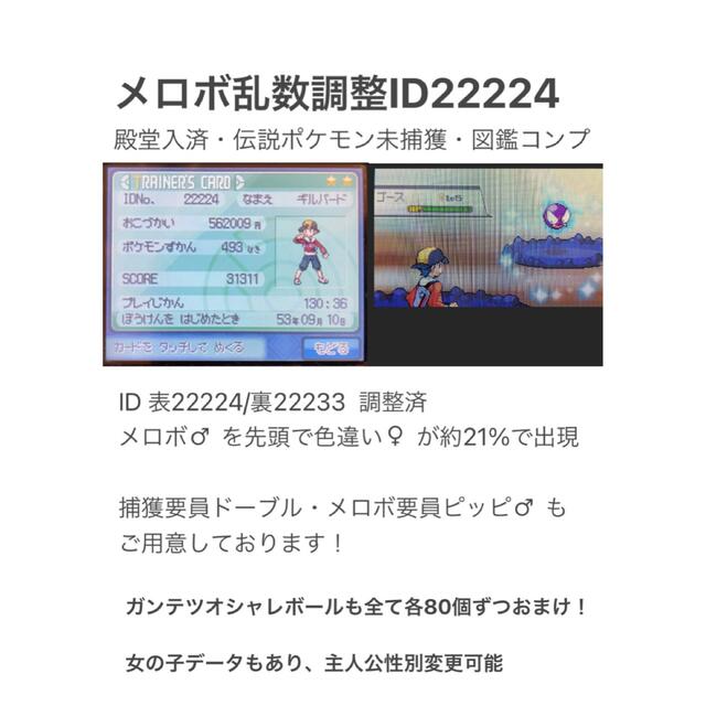 新作ウエア ポケモン ソウルシルバー 配信個体多数 携帯用ゲームソフト