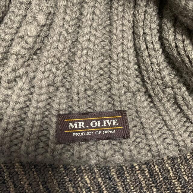 Mr.OLIVE(ミスターオリーブ)のMR.OLIVE ニットキャップ メンズの帽子(ニット帽/ビーニー)の商品写真