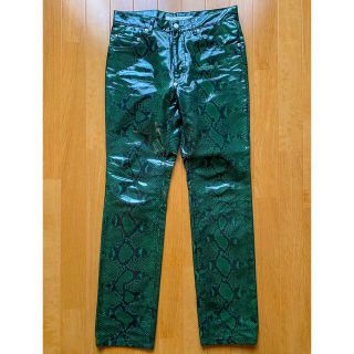 ジョンローレンスサリバン(JOHN LAWRENCE SULLIVAN)のJOHN LAWRENCE SULLIVAN 19AW Python Pants(デニム/ジーンズ)