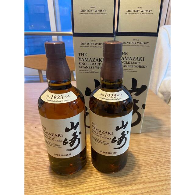 食品/飲料/酒山崎　ウイスキー　700ml 2本セット