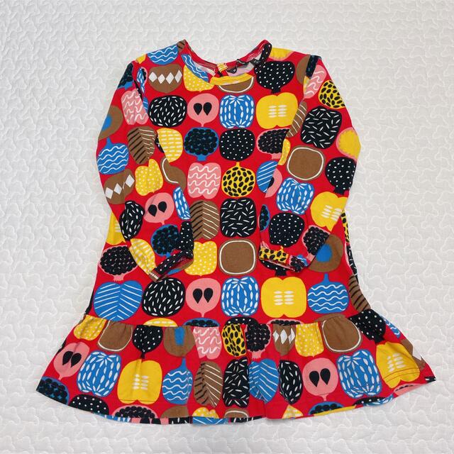 marimekko(マリメッコ)のマリメッコ　コンポッティ　ワンピース　2y キッズ/ベビー/マタニティのキッズ服女の子用(90cm~)(ワンピース)の商品写真