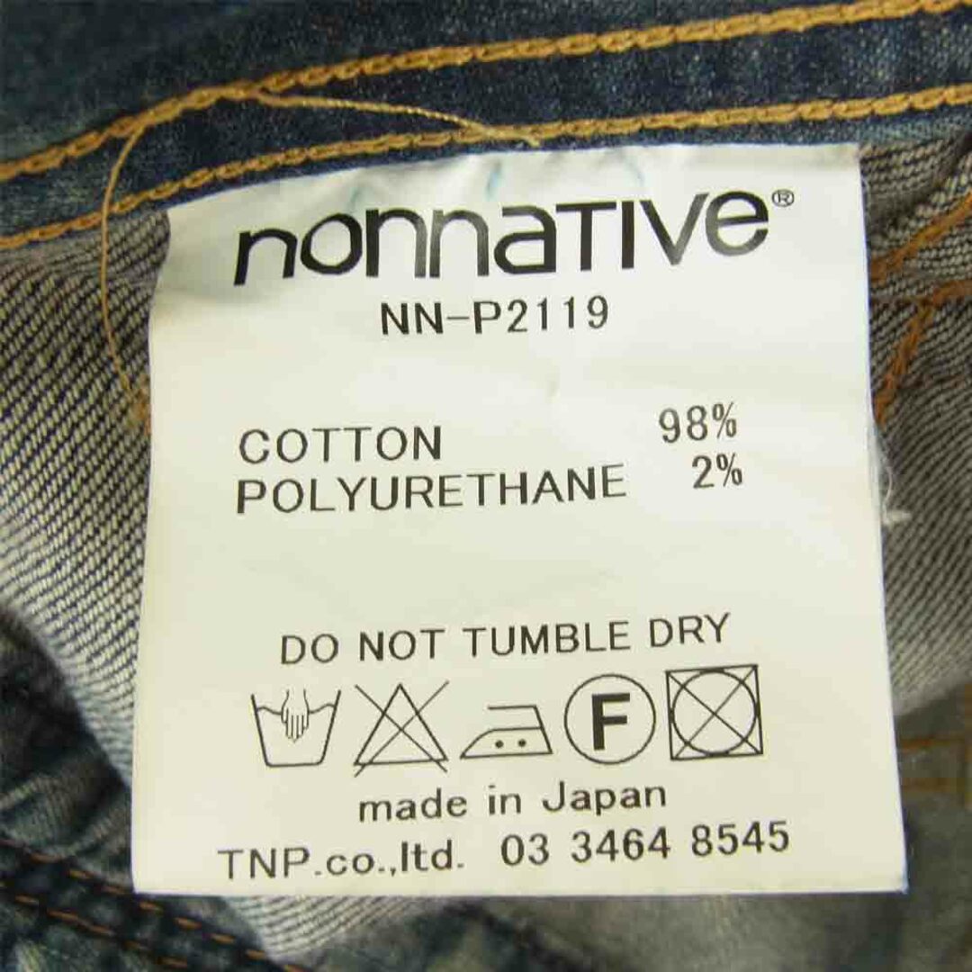 nonnative ノンネイティブ パンツ インディゴブルー系 2【中古】