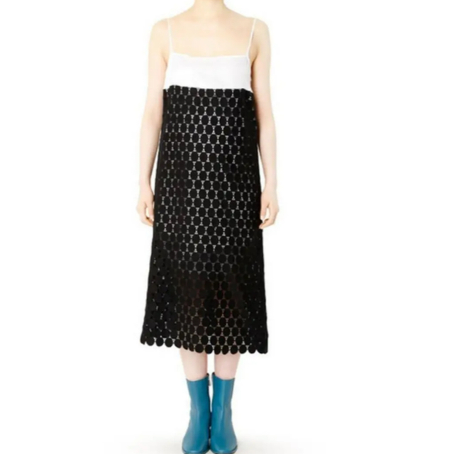 LE CIEL BLEU(ルシェルブルー)のDot Lace Layered Dress ルシェルブルー レディースのワンピース(ロングワンピース/マキシワンピース)の商品写真