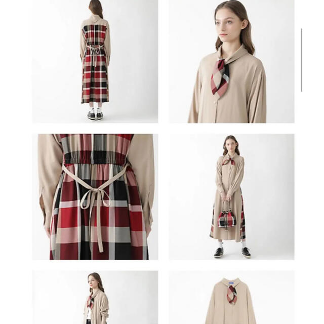 BURBERRY BLUE LABEL(バーバリーブルーレーベル)のもんぶらんさまご専用です　ブルーレーベル　クレストブリッジ　ワンピース レディースのワンピース(ロングワンピース/マキシワンピース)の商品写真