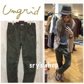 アングリッド(Ungrid)のungrid コーデュロイサルエルパンツ(カジュアルパンツ)