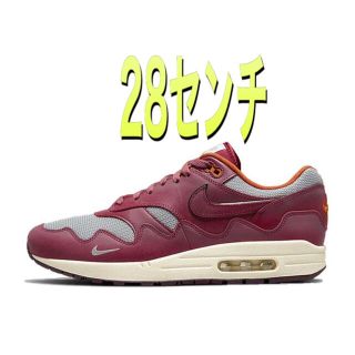 ナイキ(NIKE)のパタ × ナイキ エアマックス1 "ナイト マルーン" 新品　送料込み(スニーカー)