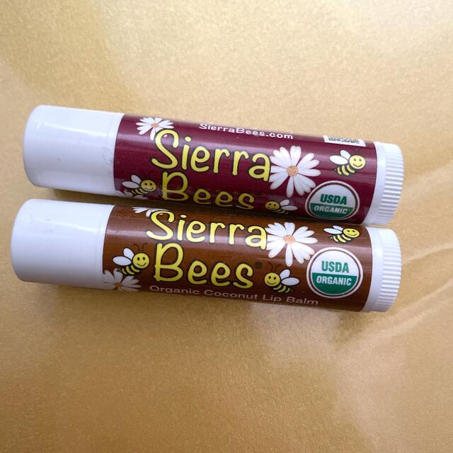 匿名配送　2本セット・オーガニックリップクリーム　Sierra Bees コスメ/美容のスキンケア/基礎化粧品(リップケア/リップクリーム)の商品写真