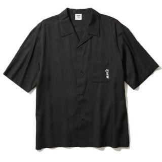 ソフ(SOPH)のgu ソフ  開襟　シャツ　ブラック　完売　M(シャツ)