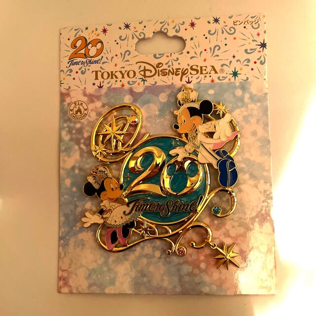 ディズニーシー20周年記念ピンバッジ