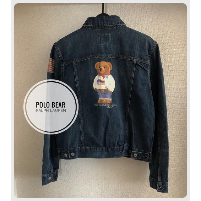 POLO RALPH LAUREN(ポロラルフローレン)の(専用品)レア限定POLO BEAR RALPH LAURENデニムジャケット レディースのジャケット/アウター(Gジャン/デニムジャケット)の商品写真