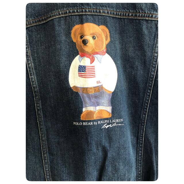 POLO RALPH LAUREN(ポロラルフローレン)の(専用品)レア限定POLO BEAR RALPH LAURENデニムジャケット レディースのジャケット/アウター(Gジャン/デニムジャケット)の商品写真