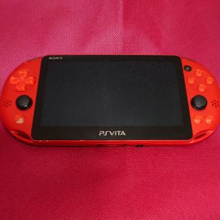 プレイステーションヴィータ(PlayStation Vita)のPS Vita PCH-2000 SONY レッド(携帯用ゲーム機本体)