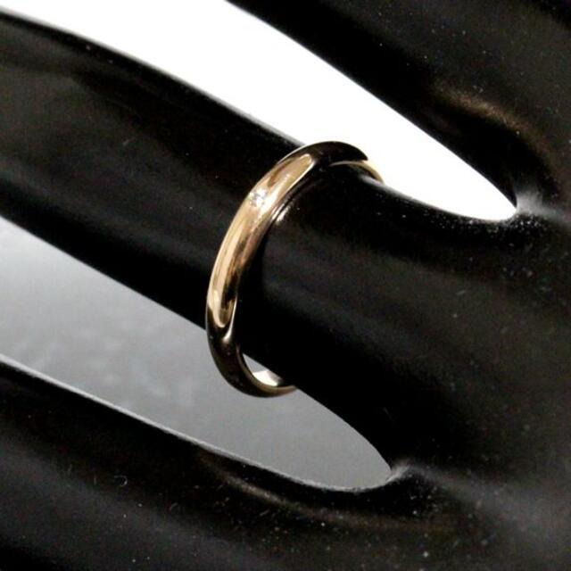 Cartier(カルティエ)のカルティエ cartier ダイヤ シンプル リング size49 K18PG レディースのアクセサリー(リング(指輪))の商品写真