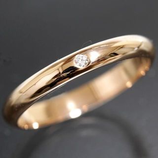 カルティエ(Cartier)のカルティエ cartier ダイヤ シンプル リング size49 K18PG(リング(指輪))