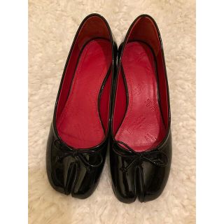 マルタンマルジェラ(Maison Martin Margiela)のMaison Margiela patent tabi ballerina 36(ハイヒール/パンプス)