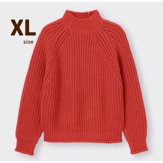 ジーユー(GU)のチャンキーニット　ハイネックセーター　GU XL (ニット/セーター)