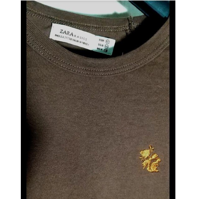 ZARA(ザラ)のZARA　ザラ　ロングスリーブ　Tシャツ　レイヤード風　M メンズのトップス(Tシャツ/カットソー(七分/長袖))の商品写真