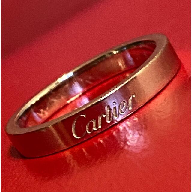 Cartier(カルティエ)の原っぱ様専用‼️  カルティエ　エングレーブド　プラチナ　リング　54 レディースのアクセサリー(リング(指輪))の商品写真