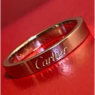 カルティエ(Cartier)の原っぱ様専用‼️  カルティエ　エングレーブド　プラチナ　リング　54(リング(指輪))