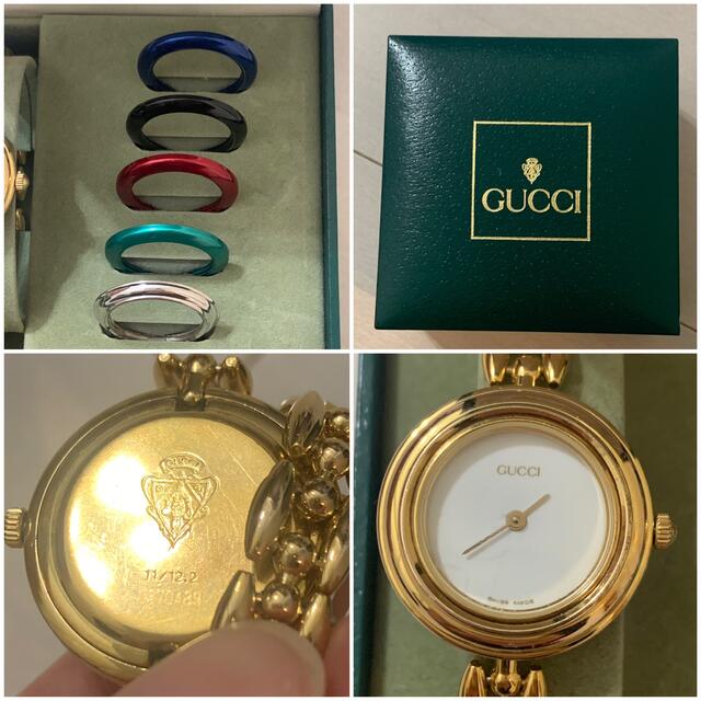 Gucci レディースウォッチ①の通販 by Loved_gather⌘|グッチならラクマ - GUCCI◆チェンジベゼル 即納特価