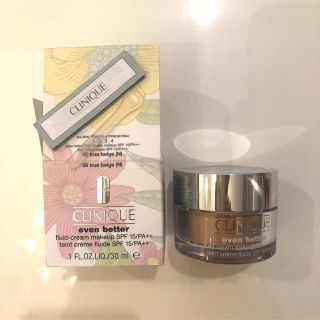 クリニーク(CLINIQUE)の新品未使用 クリニーク　イーブンベタークリームメークアップ15 ファンデーション(ファンデーション)