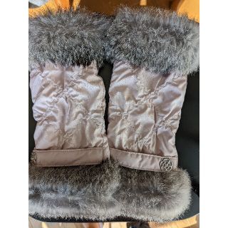 CLATHAS - 美品✨クレイサス指なしファー付き手袋 裏ボワの通販 by