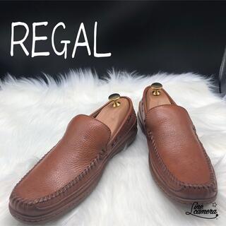 リーガル(REGAL)のREGAL リーガル 24.5 ドライビングシューズ 革靴 スリッポン ブラウン(ドレス/ビジネス)