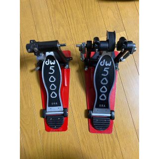 dw ドラム 5002 USA ベルトドライブ ツインペダル - ペダル