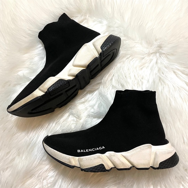 生産完了商品 超美品 完全本物 BALENCIAGA バレンシアガ スピード