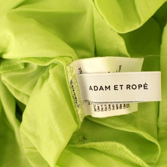 Adam et Rope'(アダムエロぺ)のアダムエロペ 21SS ワンピース ギャザー マキシ丈 ノースリーブ F 黄緑 レディースのワンピース(ロングワンピース/マキシワンピース)の商品写真