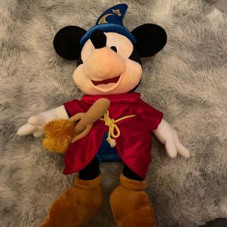 ディズニー(Disney)の【ディズニー】ソーサラーミッキー　ぬいぐるみ(キャラクターグッズ)