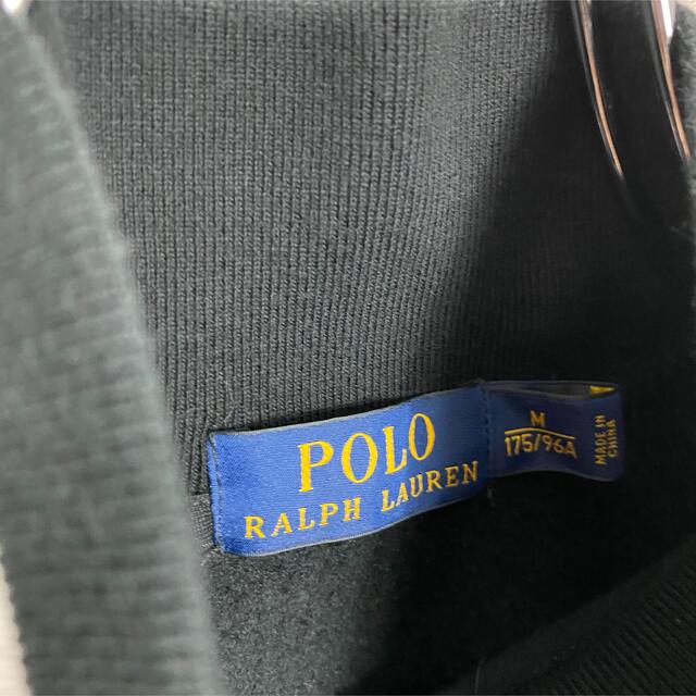 POLO RALPH LAUREN(ポロラルフローレン)の【希少デザイン】ポロラルフローレンデカロゴリブラインスウェットスタジャン入手困難 メンズのトップス(スウェット)の商品写真