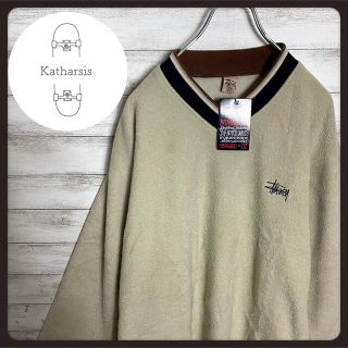 STUSSY - 【デッドストック】90sオールドステューシー刺繍ワンポイント