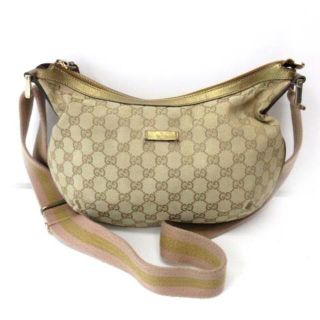 グッチ(Gucci)のグッチ GUCCI ショルダーバッグ GGキャンバス ベージュ(ショルダーバッグ)