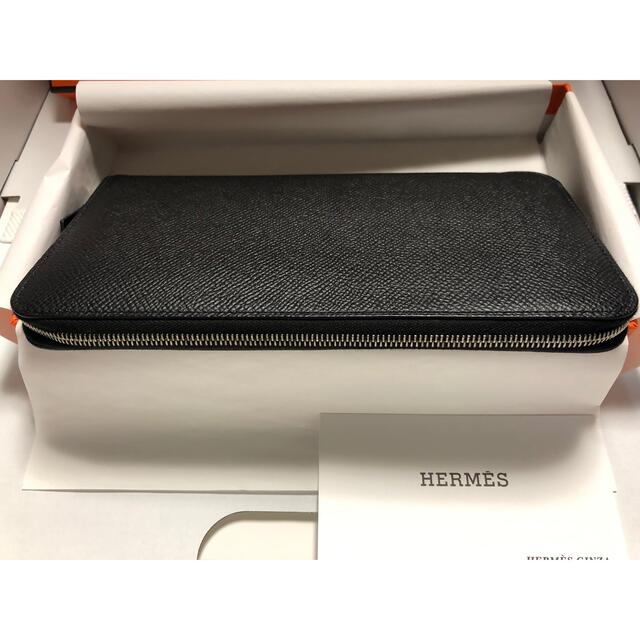 Hermes(エルメス)の〈12/22まで〉☆HERMES☆ アザップ　ロング　オールレザー【ブラック】 レディースのファッション小物(財布)の商品写真