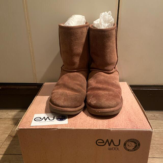 エミュー(EMU)のemu  エミュ ムートンブーツ 23センチ(ブーツ)