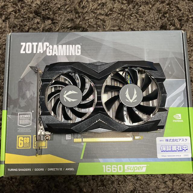 ZOTAC GAMING GeForce GTX 1660 SUPERスマホ/家電/カメラ