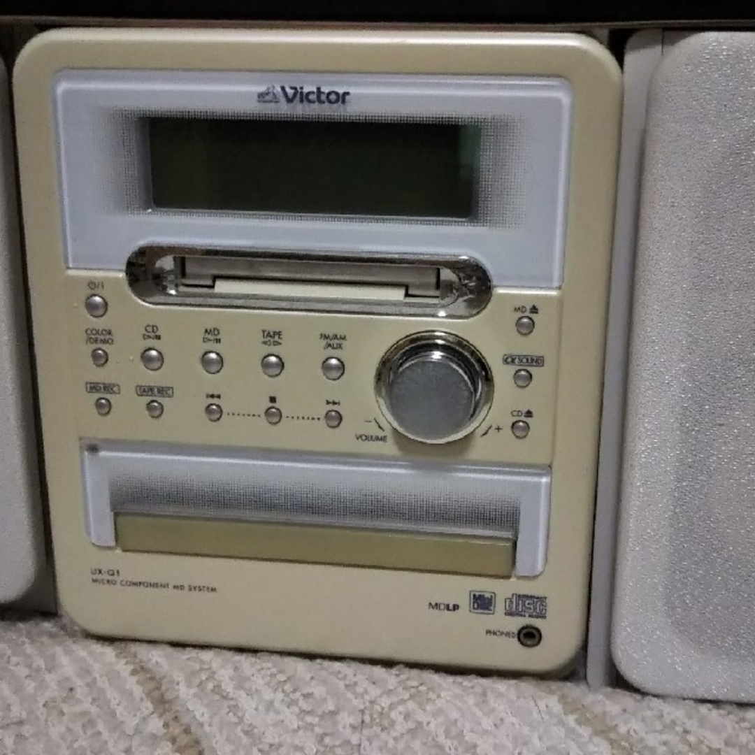 Victor マイクロコンポ ラジカセ　CD MD カセット ジャンク品 | フリマアプリ ラクマ